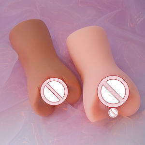 Yetişkin dükkanı toptan Anal TPE Masturbators lateks erkek çift kanallı seks oyuncakları uçak fincan mastürbasyon modeli DLZ-M616 CN ZHE - Product Image 4