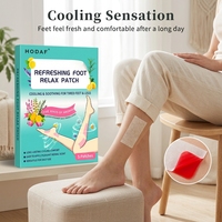 OEM ODM Patchs de pieds stimulants par acupression pour pieds fatigués, patchs rafraîchissants en gros à base d'extraits végétaux naturels