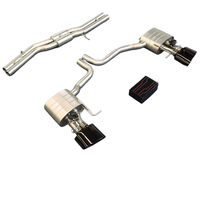 Système d'échappement CatBack personnalisé en acier inoxydable pour Audi RS6/RS7 C8 4.0T 2008-2010 avec silencieux et embouts Wnti