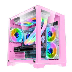 Boîtier ATX, fabrication directe en Chine, boîtier <span class=keywords><strong>PC</strong></span> vertical pas cher, boîtier de bureau, boîtier de jeu <span class=keywords><strong>PC</strong></span>, boîtier d'ordinateur - Product Image 2