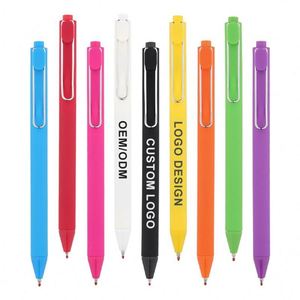 Nouveaux stylos en plastique 2025, vente en gros, stylos à bille personnalisés avec impression de logo d'entreprise, encre gel 0,5 mm, pour cadeau - Product Image 1