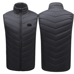 Gilet chauffant coupe ajustée à ourlet droit, chaleur optimale pour les sports de plein air et les loisirs - Product Image 1