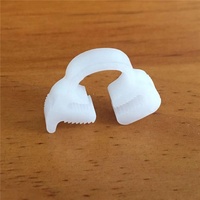 Collier de serrage en plastique à ressort fixe pour raccord de tuyau de baignoire, 3,8-27,6 mm
