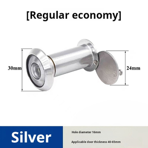 Visionneuse de <span class=keywords><strong>porte</strong></span> en alliage de zinc à 220 degrés avec couvercle de confidentialité robuste pour portes de 1-3/8 "à 2-1/6" Finition or polie - Product Image 4