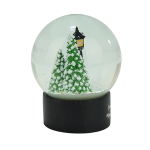 Vente en gros Boules à neige artisanales en résine Le Pin Globe d'eau en verre <span class=keywords><strong>Mot</strong></span> personnalisé Texte Bureau Décoration de la maison Cadeau - Product Image 4