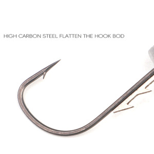 5 pièces/sac crochet de tête de gabarit 2.5g/3.5g/4.5g/6g crochet barbelé <span class=keywords><strong>truite</strong></span> <span class=keywords><strong>ver</strong></span> souple leurre gabarit crochet de pêche - Product Image 4