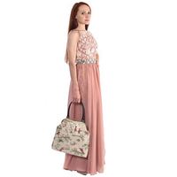 Spécial Élégant Femmes Sans Manches En Mousseline De Soie Robes De Soirée Robe De Bal Silhouette Naturelle Plus La Taille OEM Service Disponible