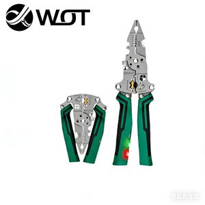 <span class=keywords><strong>Pince</strong></span> à dénuder multifonctionnelle pour électricien, testeur de tension à bec effilé, tire-fil et <span class=keywords><strong>coupe</strong></span>-fil pour usage domestique - Product Image 1