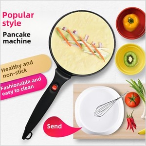 Crepe Maker Máy với Auto Power Off, xách tay Crepe Maker với Non Stick Ngâm tấm, điều khiển nhiệt độ tự động - Product Image 4