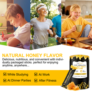 OneBtanicl saf himalaya Shilajit bal çubukları organik bal ve safran Betteralt himalaya Shilajit bal çubukları <span class=keywords><strong>i</strong></span>çerir - Product Image 3