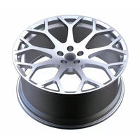 Nouvelles jantes monobloc forgées décalées 19x8.5 19x10 5x130 en alliage d'aluminium chromé concave pour -RimPower Haute Performance