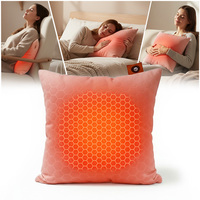 Coussin de siège chauffant électrique 7V batterie USB graphène ignifuge matelassé amovible lavable charge magnétique pour avion