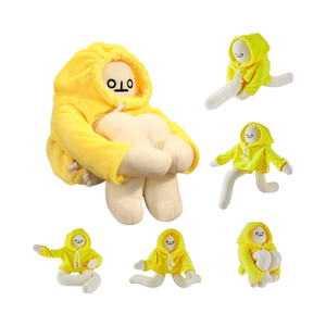 ตุ๊กตากล้วยกำมะหยี่ของเล่นสำหรับผู้ชายขนาด16นิ้วตุ๊กตากล้วยแปลกๆพร้อมแม่เหล็กสำหรับงานเลี้ยงวันเกิดของเด็กผู้ชายและเด็กผู้หญิงวันคริสต์มาส - Product Image 2