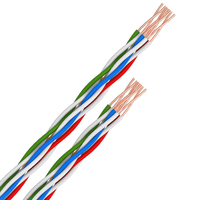Câbles de Communication LAN prix usine CAT5/6 CAT6A CAT 7 câble réseau torsadé 4 paires semi-fini UTP FTP sans veste