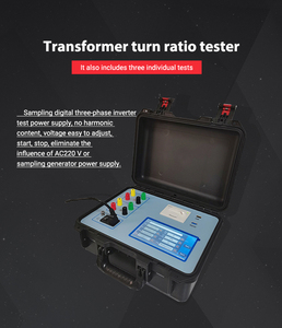 PUSH Elektrische Automatische TTR-<span class=keywords><strong>tester</strong></span> 3-fasen Transformator Draaiverhoudingstester Draagbare Draaiverhoudingmeter - Product Image 1
