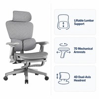 Silla de Oficina Ergonómica Moderna y Cómoda, Reclinable, Ajustable en Altura, Giratoria, Inclinable, Venta al Por Mayor