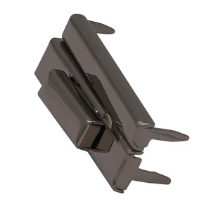 Black Rectangle Metal Buckle Lock Pair For Wine <b>Box</b> Craft Gift <b>Box</b> Hardware Chrome Gold Zinc Alloy Die Cast D Ring <b>Lockable</b> - Product Image 2
