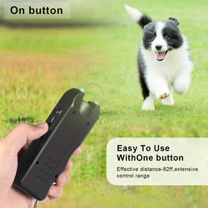 Ultrasonic Dog Repeller Device <b>Battery</b> Powered Plastic Construction Dog Deterrent Tool for Outdoor Use - Product Image 3