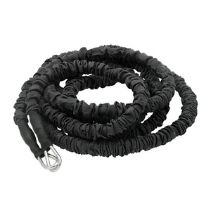 Ceinture de taille réglable pour la gym, harnais à sangle d'épaule, crochet de résistance, tube de résistance, bandes d'exercice, machine à tirer la corde, cordes élastiques - Product Image 4