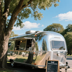 2025 Best SellingMobile And Snack Pizza Vending <b>Cart</b> Stainless Steel Food Truck OEM - Product Image 5