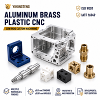 Service d'usinage CNC pour aluminium, laiton, plastique, faible MOQ, conforme AS9100, pour composants de machines et équipements industriels