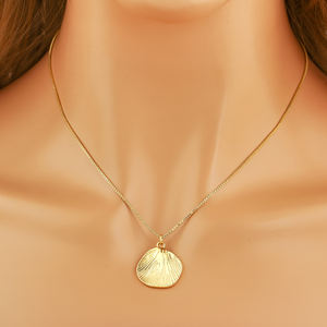 QIKU New Trendy Irregular Geometric Copper Charm Anhänger Halskette 2 Farben Wahl für Frauen Männer Mode Vielseitige Schmuck geschenke - Product Image 3