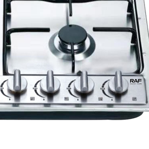 Cuisinière à <span class=keywords><strong>gaz</strong></span> encastrable RAF R.8049, <span class=keywords><strong>3</strong></span> brûleurs <span class=keywords><strong>gaz</strong></span> + <span class=keywords><strong>1</strong></span> <span class=keywords><strong>plaque</strong></span> <span class=keywords><strong>électrique</strong></span> hybride, 1500W, panneau en acier inoxydable, allumage par impulsions, <span class=keywords><strong>plaque</strong></span> à <span class=keywords><strong>gaz</strong></span> NG - Product Image 5