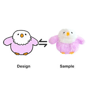 Nuevo Llavero de Peluche con Forma de Pájaro, Colgante de Animal de Peluche para Bolsa, Decoración <span class=keywords><strong>del</strong></span> Hogar, Regalo para Niñas, Anillo de Llavero de Pájaro Realista y Suave - Product Image 2