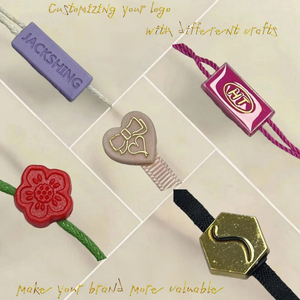 Tùy Chỉnh Logo Dập Nổi Treo Tag Chuỗi Nhựa Treo Thẻ Con Dấu Chuỗi Ưa Thích Treo Tag Con Dấu Dây - Product Image 5