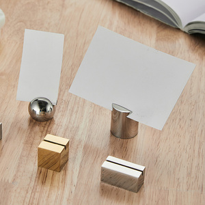 Supporto per Display con immagine in metallo argento in acciaio inossidabile per segnaposto e numeri <span class=keywords><strong>da</strong></span> tavolo - Product Image 4