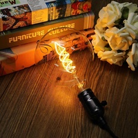 Haute Qualité Vintage Edison led Doux Filament LED ampoules ST64 A60 E26 E27 e27 led ampoule 2200k 2700K filament dimmable