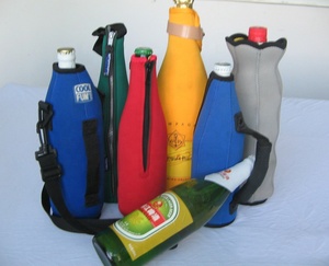 Porte-bouteille de vin <span class=keywords><strong>champagne</strong></span> personnalisé avec Logo de la société, fourre-tout à vin double, pochette isotherme, impression par sublimation, sacs à vin - Product Image 3