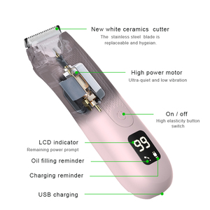 LILIPRO Best Sellers Impermeable Pube Trimmer Led Light Leg Hair Trimmer Lady Hair Clippers Body Hair Shaver - Product Image 4