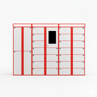 Casier électronique intelligent pour blanchisserie, livraison de colis en libre-service, armoire en acier assemblée résistante à la rouille