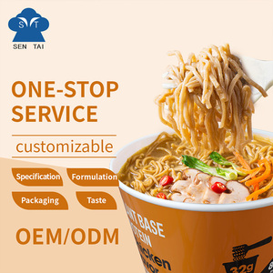 Thực vật dựa trên protein Thuần Chay Ăn Chay mì ăn liền hương vị gà Ramen súp trong hộp mì Ramen - Product Image 4