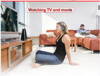 Casque sans fil pour regarder la télévision avec double bande 2.4G+BT