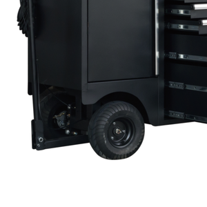 Chariot à outils robuste verrouillable avec 13 <span class=keywords><strong>tiroirs</strong></span>, armoire de rangement d'atelier en métal <span class=keywords><strong>sur</strong></span> roulettes, finition thermolaquée, service personnalisable - Product Image 4