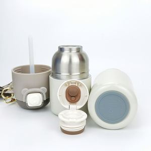 Custom Super Cute Kids Stainless Steel Portable Outdoor Travel Thermos Reusable Insulated Perfume <b>Bottle</b> for Cleaning - Product Image 3