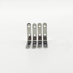 Support d'angle en forme de L en acier inoxydable, 34.5x7mm, pour renforcement du cadre de porte et de fenêtre, accessoire de quincaillerie - Product Image 2