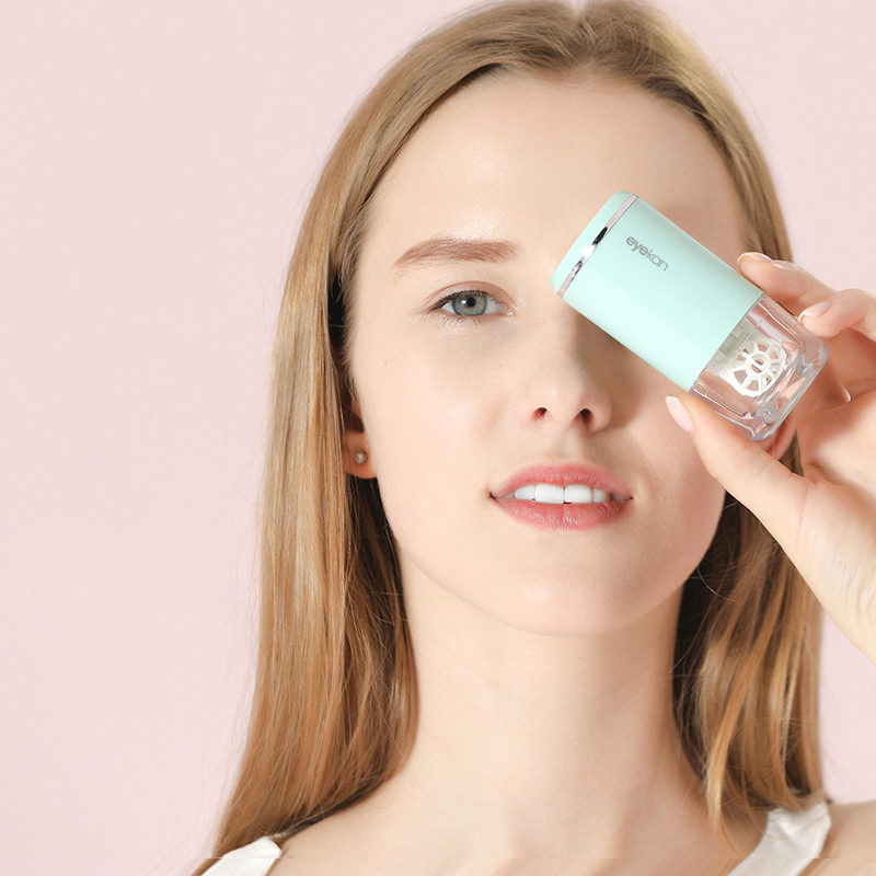 High quality stylish design USB rechargeable contact lenses automatic cleaner electric ultrasonic contact lens cleaner