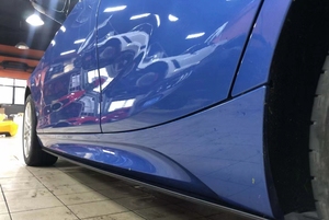 Actualizar a M2C estilo bodykit kit de cuerpo el parachoques delantero conjuntos MP faldas laterales competitivo labio posterior para <span class=keywords><strong>BMW1</strong></span> serie F20 2015-2020 - Product Image 5