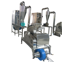Machine de broyage et de dépoussiérage intégrée pour cinq types de grains et d'assaisonnements en acier inoxydable SUS304, machine de dépoussiérage de poudre d'assaisonnement