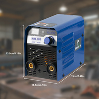 Machine à souder à l'arc portable MMA 200 220V IGBT avec compatibilité aluminium, protection contre les surtensions/surintensités/surchauffes