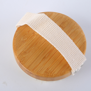 New Exfoliating Body Brush Wooden Bamboo Bath Brushes Sponges & Scrubbers Accepts Private Label - Product Image 1