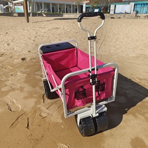 Carretilla de Mano Plegable de 4 Ruedas para Jardín y Viajes, con Capacidad de Carga de 70 kg, Rueda para Playa y Escritorio - Product Image 6