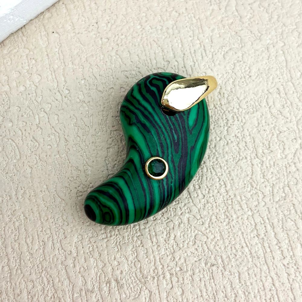 มาลาไคต์ - ทอง