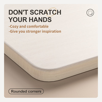 Support de dessin en bois FEIXIANG P29 pour tablette graphique, réglable en hauteur sur 6 niveaux, support de bureau avec toucher en silicone doux