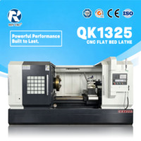 Torno CNC de bancada plana QK1325 para roscado de tuberías, torno horizontal de gran diámetro para procesamiento de roscas de juntas de tuberías de revestimiento de petróleo