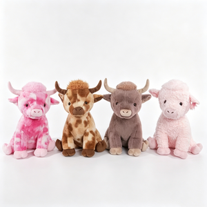Peluche de vaca Highland personalizado, juguete de peluche de vaca, peluche de vaca, set de peluches de vaca Highland - Product Image 1
