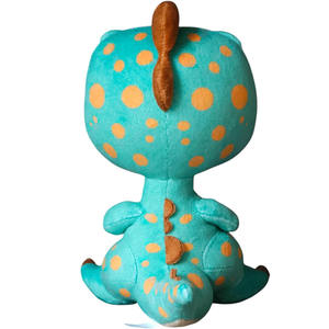7877 Peluche de <span class=keywords><strong>dinosaurio</strong></span> azul bebé personalizado, adorable, con manchas, juguete de peluche de animales con ojos grandes, regalos para niños, peluche de <span class=keywords><strong>dinosaurio</strong></span> bebé - Product Image 3